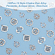 Pandahall Elite 100 pcs 10 style chakra zinc pendentifs en alliage de style tibétain(FIND-PH0009-01)-4