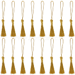 60Pcs Polyester Tassel Pendant Decorations, Dark Khaki, 90mm(AJEW-GF0010-90)