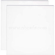 High Temperature Resistance Food Grade Silicone Sheet, Silicone Seal Gasket Sheet, WhiteSmoke, 250x250x3mm(AJEW-WH0104-98C)
