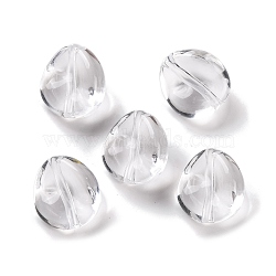 Transparent Acrylic Beads, Oval, Clear, 11x10x6.5mm, Hole: 1.5mm, about 1282pcs/500g(OACR-M011-09)