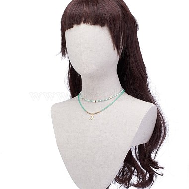 Stern- und Mondanhänger-Halsketten-Set für Teenager-Mädchen(NJEW-JN03738-03)-5