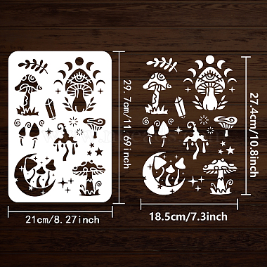 Plastic Drawing Painting Stencils Templates(DIY-WH0396-0038)-2