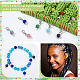 18Pcs 9 Colors Cat Eye Pendant Locking Stitch Markers(HJEW-AB00637)-4