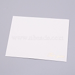 Paper Envelope, with Golden Edge, Rectangle, White, 10x13.5cm(DIY-WH0204-92E)