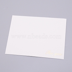 Paper Envelope, with Golden Edge, Rectangle, White, 10x13.5cm(DIY-WH0204-92E)