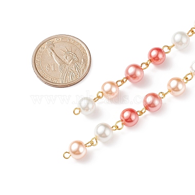 Chaîne de perles de verre faite à la main(AJEW-JB01134-04)-2