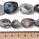 naturelles agate Botswana brins de perles(G-L650-D03-04)-5