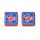 Printed Handmade Porcelain Beads(PORC-G016-04L)-1