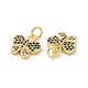 Brass Micro Pave Colorful Cubic Zirconia Charms(KK-E068-VF096)-3