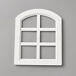 Window Miniature Ornaments, Micro Landscape Home Dollhouse Accessories, Pretending Prop Decorations, White, 103x84x5mm(DIY-WH0750-202B)