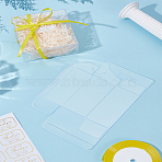 DIY Scrapbooking Tool Kits, including 2Pcs Transparent PVC Boxes, 1 Sheet Self-Adhesive Stickers and 1 Roll Polyester Ribbons, Mixed Color(DIY-LP0003-20)