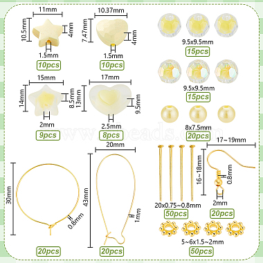 Ear Wire DIY Kits(DIY-PH0030-22A)-4