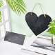 CRASPIRE 4Pcs 2 Style Heart & Rectangle Wooden Hanging Plate(HJEW-CP0001-01)-4