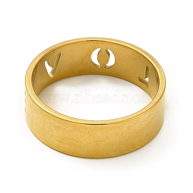 Ионное покрытие (ip) 201 кольцо на палец из нержавеющей стали(RJEW-G278-23G)-3