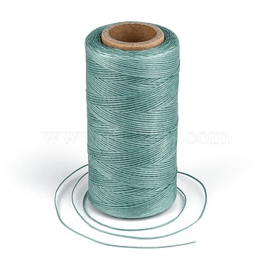 0.3mm DarkCyan Waxed Polyester Cord Thread & Cord
