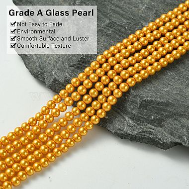 Grade A Glass Pearl Beads(HY-J001-4mm-HX020)-3
