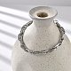 304 Stainless Steel Coffee Bean Chain Bracelets for Women Men(BJEW-F488-27P)-3