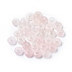 Natürlichen Rosenquarz europäischen Perlen(X-G-G740-12x6mm-08)-1