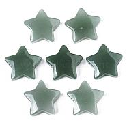 Natural Green Aventurine Star Shaped Worry Stones, Pocket Stone for Witchcraft Meditation Balancing, 30x31x10mm(G-T132-002A-07)