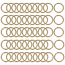 WADORN 5 Bags Tibetan Style Iron Split Key Rings, Keychain Clasp Findings, Antique Bronze, 28x3mm, Inner Diameter: 23.5mm, 10pcs/bag(IFIN-WR0001-09)