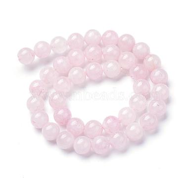 Chapelets de perles en quartz rose naturel(G-R412-03-6mm)-2