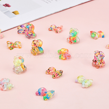 Candy Color Transparent Resin Cabochon(RESI-CA0001-05)-5