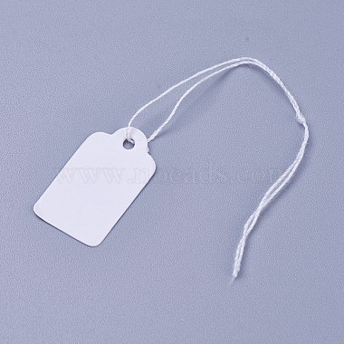 White Price Tag with Strings