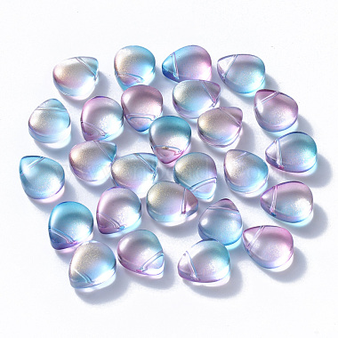 13mm SkyBlue Teardrop Glass Beads