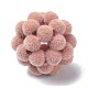 Flocky Resin Woven Beads(RESI-F025-01A)-1