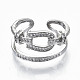 Brass Micro Pave Clear Cubic Zirconia Cuff Rings(RJEW-S045-013P-NR)-3