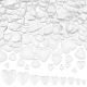 Elite 180Pcs 9 Style Transparent Glass Heart Cabochons(GGLA-PH0001-28)-1