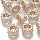 Brass Micro Pave Cubic Zirconia European Beads(X-KK-S354-207-NF)-1