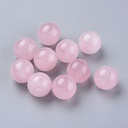 Natural Rose Quartz Beads, Gemstone Sphere, No Hole/Undrilled, Round, 17.5~18mm(G-L564-004-D04)