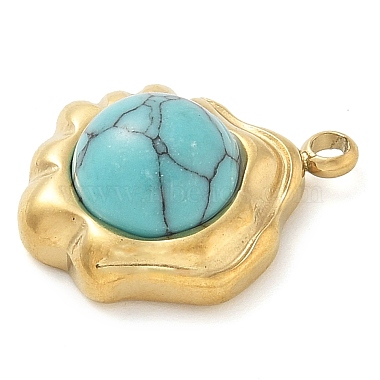 Synthetic Turquoise Pendants(STAS-K291-03B-04)-2