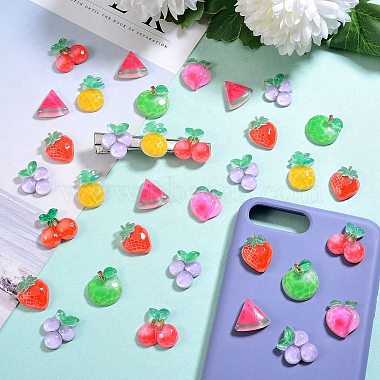 70Pcs 7 Style Transparent Resin Cabochons(CRES-SZ0001-19)-5