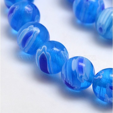 Round Millefiori Glass Beads Strands(X-LK-P002-20)-3