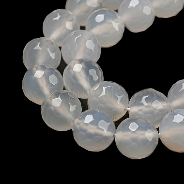 Natürlichen weißen Achat Perlen Stränge(G-G580-10mm-01)-4