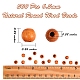 500Pcs Natural Pecan Wood Beads(WOOD-SZ0001-20A)-2