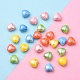 25pcs 5 couleurs perles en porcelaine nacrées faites à la main(PORC-YW0001-02)-5