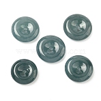 Natural Jadeite Buckle Pendants, Donut/Pi Disc Charms, 16x4.5mm, Hole: 2mm(G-Z125-05)