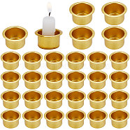 Aluminum Candle Cup, Jar Candle Making Accessories, Golden, 2.6x1.4cm, Inner Diameter: 2cm(AJEW-WH0299-98G)