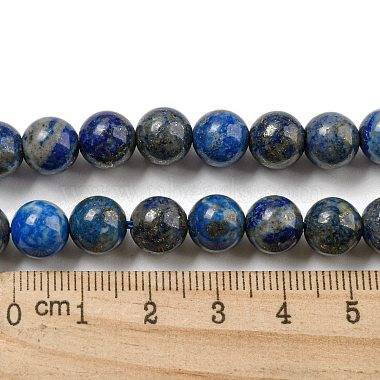 Natural Lapis Lazuli Beads Strands(G-E483-17-8mm)-7