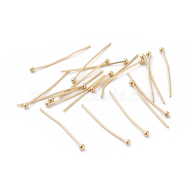 2.4cm Real Gold Plated Brass Pins