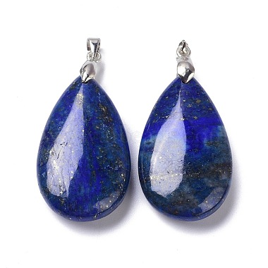 Natural Lapis Lazuli Pendants(G-D084-01P-B01)-2