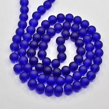 Chapelets de perles en verre transparent(GLAA-S031-10mm-09)-2