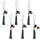 Sandalwood Acorn Pendants Decorations(HJEW-WH0039-30)-1
