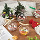 透明アクリルクリスマスボールペンダント10個(DIY-CP0013-38B)-4