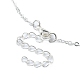 304 Stainless Steel Macrame Pouch Empty Stone Holder for Pendant Necklaces Making(NJEW-JN04383-01)-3