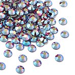 Preciosa&reg Crystal Hotfix Flatback Stones, Czech Crystal, Round(438 11 612 Chaton Rose VIVA 12 &reg), 90070 200 Light Siam AB, SS16(3.8~4mm)(Y-PRC-HSS16-90070-200)