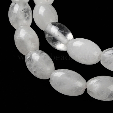 naturelles cristal de quartz brins de perles(G-I369-B17-01)-4